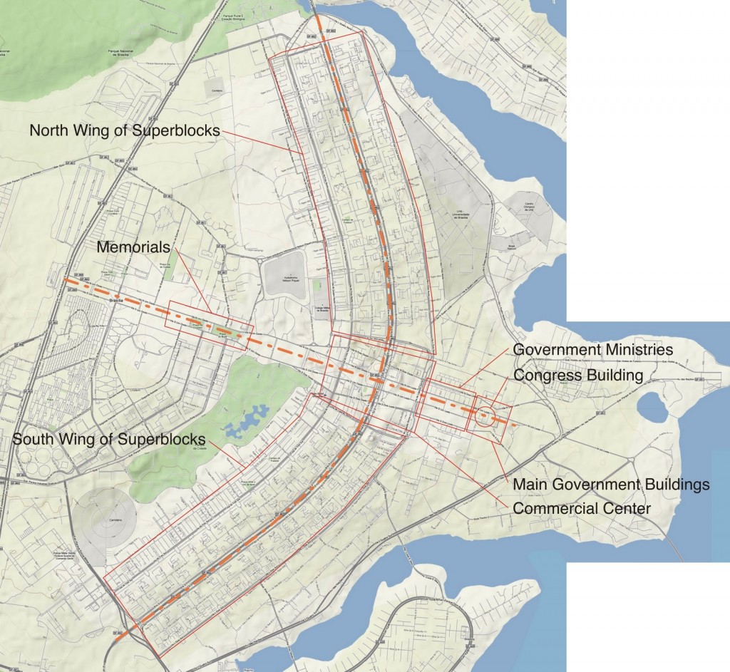 Brasilia City Layout