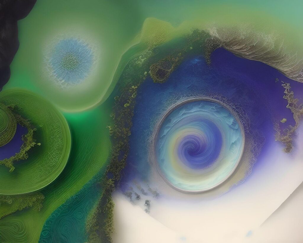 eye of green brazil